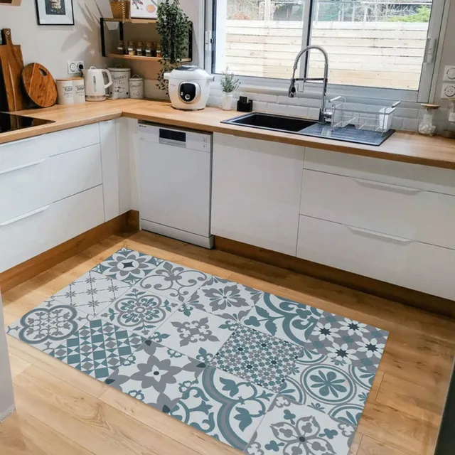 Alfombra Vinilica Cocina Balcon Lavable 2.00 X 0.60 Mt.