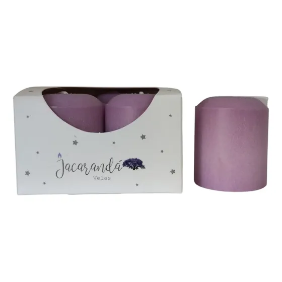 Vela Votivo Aromatizados X 4 Unidades Jacaranda