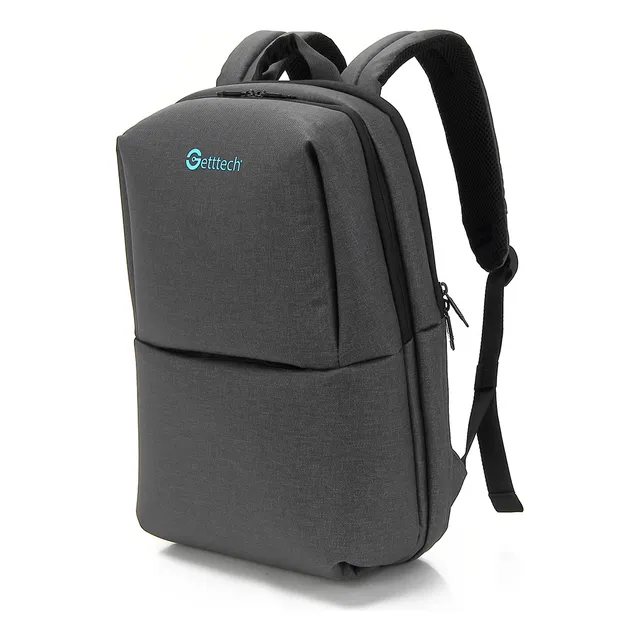 Mochila para Laptop Getttech, Mochila de 15 Pulgadas, Mochila Antirrobo, Gris, GMS-22002