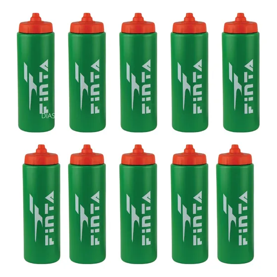Kit Com 10 Garrafas Plásticas 1litro Para Futebol Envio Ágil