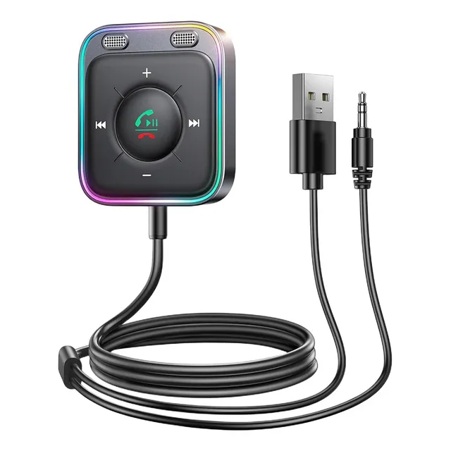 Receptor Bluetooth 5.1 Techsa Jr-cb3 Aux 3.5mm Negro