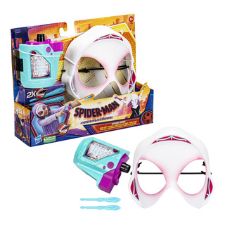 Mascara Ghost Spider Con Lanza Telaraña Spider Gwen Mascara Ghost Spider Con Lanza Telaraña Spider Gwen