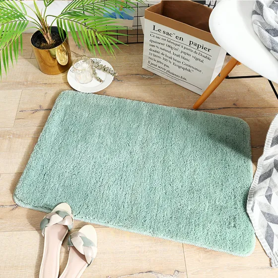 Kurkuva Alfombra Baño Antideslizante Para Felpa Suave 16 X