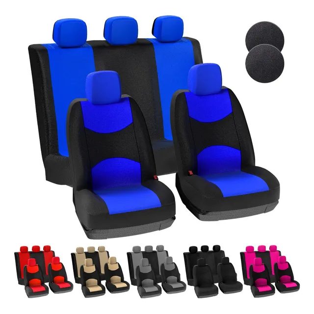 Universal Funda De Asiento Para Asiento Automóvil 10 Piezas