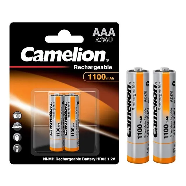 Pilas Recargable Aaa Camelion 1100mah X 2 Unid, Nuevos