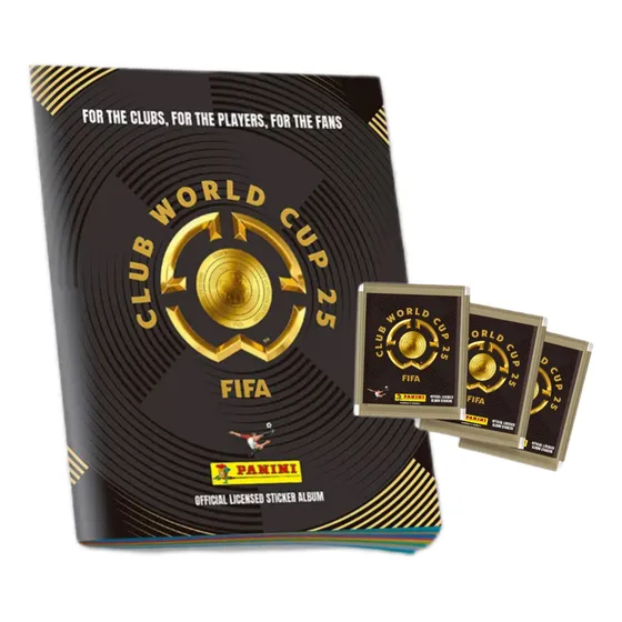 Album Mundial De Clubes 2025 Panini  Fifa Negro Y Dorado