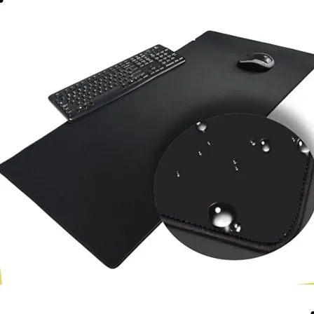 Mousepad Deskpad Gamer 90x40cm Impermeavel Bertô Preto