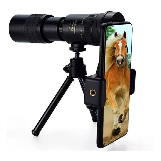 Telescopio Monocular Zoom Superteleobjetivo 4k 10-300 X 40mm