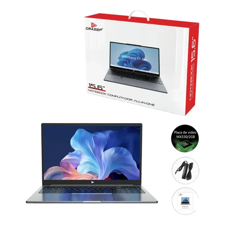 Notebook Nki706 I7-6500u 16gb 512gb Ssd Mx330 2g Windows 11 Preto