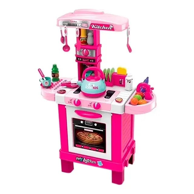 Cocina Chef Grande Para Niñas 54x87cm Accesorios 