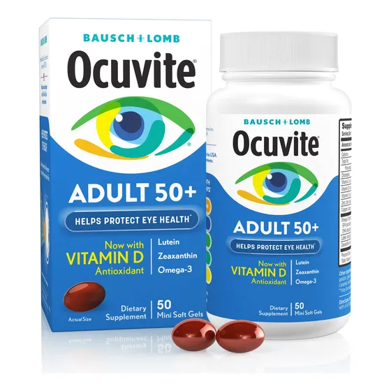 Geles Blandos Con Luteína Mineral Y Vitaminas Para Ojos Ocuv