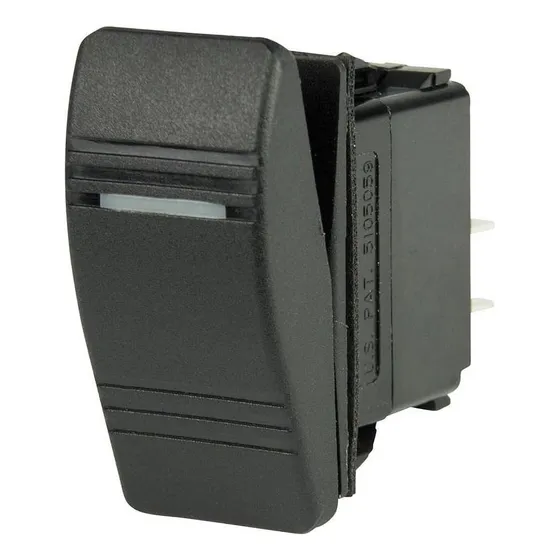 Interruptor Dpst One 12v/24v, Design E Contorno Ideal