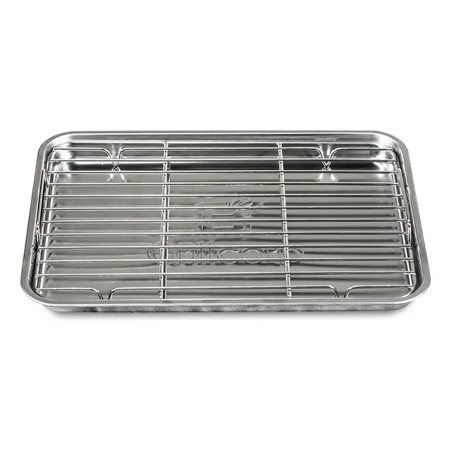 Bandeja Y Rejilla Junior Inoxidable Para Horno - Grillcorp
