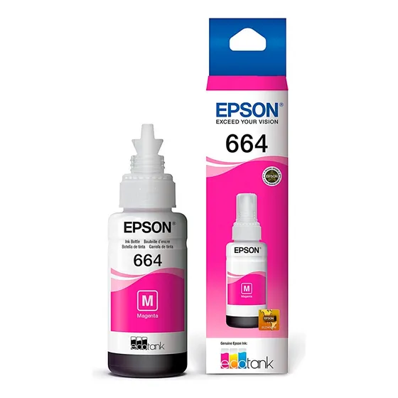 Tinta Epson Ecotank T6643 Magenta 6500 Páginas Nnet Nx