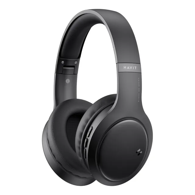 Audífono Bluetooth V5.3 Havit H633bt 22horas Negro