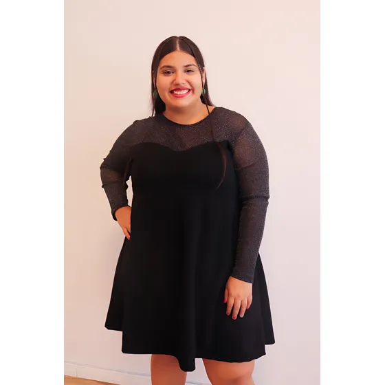 Vestido Mujer Ananá Plus Size Talle Grande Corte Princesa