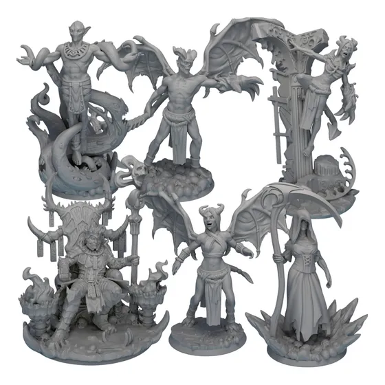 Miniaturas Reino Das Sombras Rpg Compatível D&d Dnd