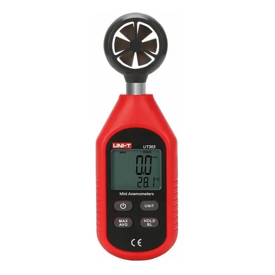 Uni-t Anemómetro Digital Lcd Medidor De Velocidad Viento