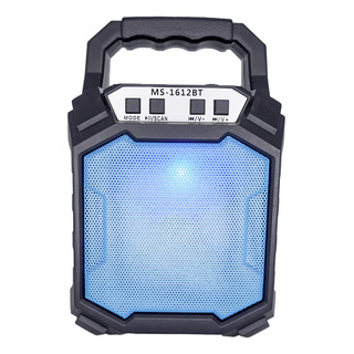 Bocina Bluetooth Ms-1612bt Portátil Con Iluminación Led Bocina Bluetooth Ms-1612bt Portátil Con Iluminación Led