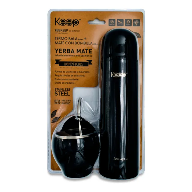 Mate + Bombilla + Termo: Edición Especial Para Yerba Mate