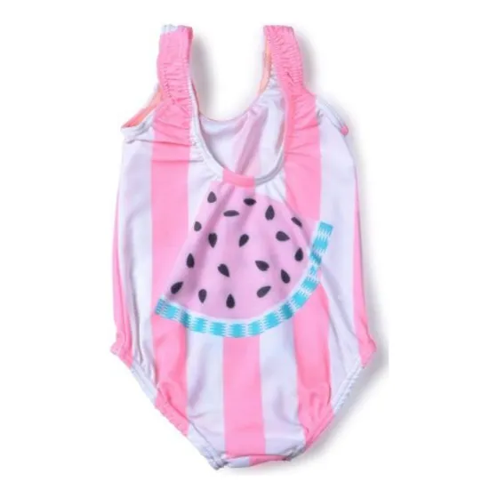 Traje De Baño Infantil Enteriza Sandia Moltok Rosa Consultar El Talle