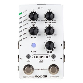 Mooer Looper X2 Pedal De Bucle Estéreo Para Guitarra Eléc... Mooer Looper X2 Pedal De Bucle Estéreo Para Guitarra Eléc...