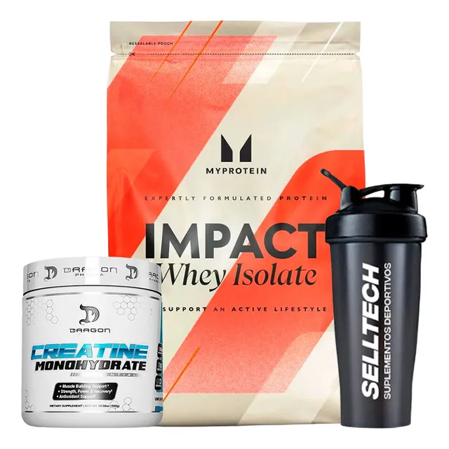 Impact Whey Isolate 2.5kg Chocolate+creatina Dragon 300g