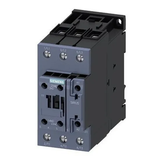 Contactor 3rt2037, 65a Ac-3, 30kw/400v, Bobina 115v, S2 1na+
