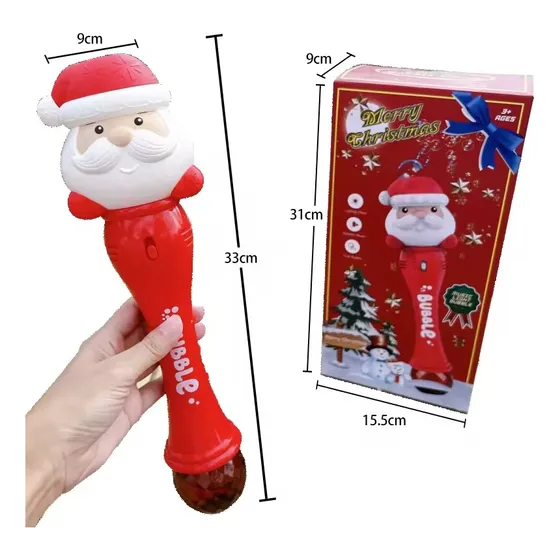 Burbujero De Santa Con Lunes Y Sonido 25cm