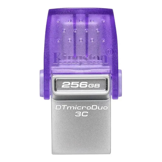 Memoria Microduo 3c Usb\u002Ftipo-c 3.2 G1 256gb Kingston, Lila Color Morado | Cuotas sin interés