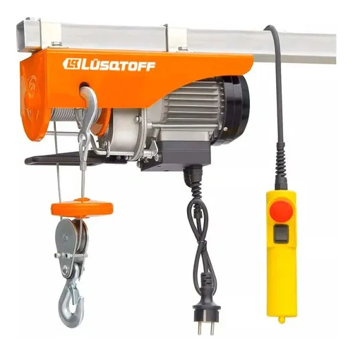 Aparejo Eléctrico Polipasto 125-250kg 12m 550w Lusqtoff N1
