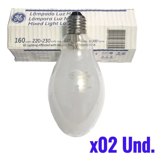 Bombillo Luz Mixta 160w 220v E27 General Electric