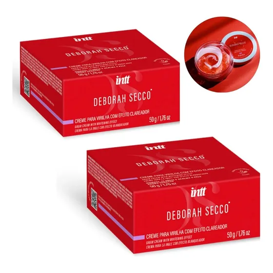 Kit 2 Creme Clareador Virilha Deborah Secco Intt 50 G