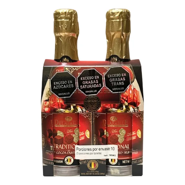 Chocolates Belgas Botella Regal
