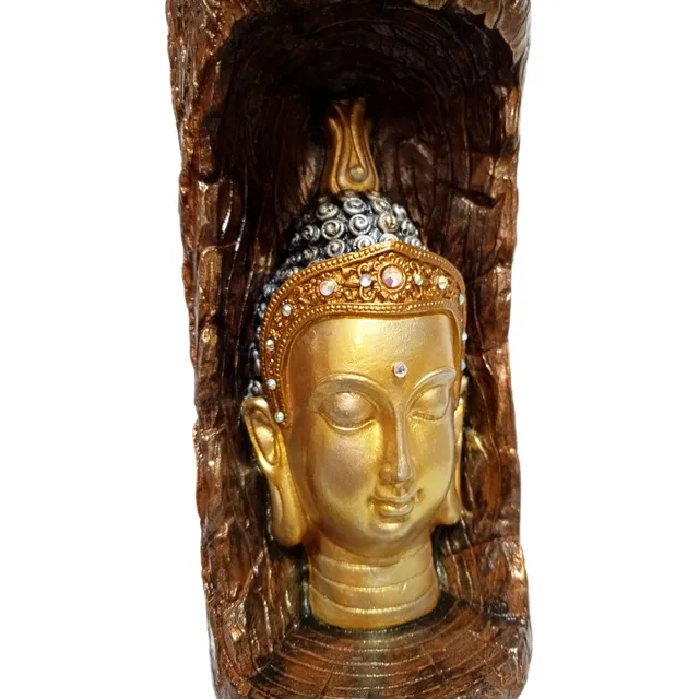 Siddartha Gautama Tronco Meditación Adorno Budismo Buda