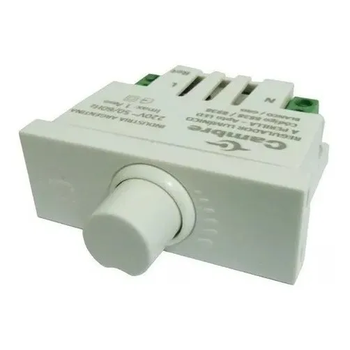 Dimmer Regulador Luz Para Lámparas Led Cambre 220V Blanco