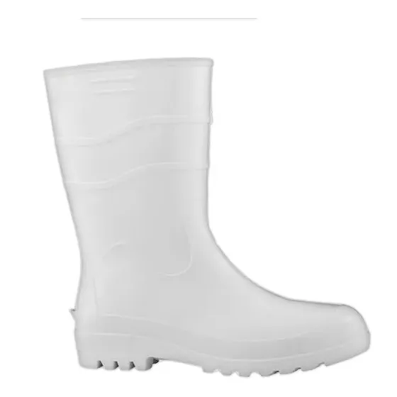 Bota De Lluvia  Blanca  Montevideo Uniformes