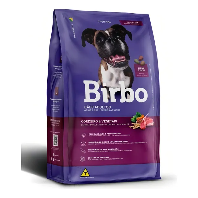 Birbo Dog Cordero Y Vegetales 15 Kg - Kg A $9840
