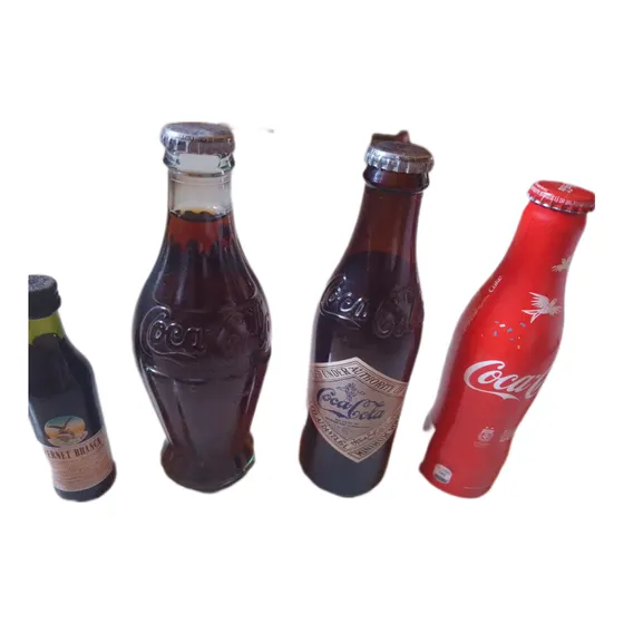 3 Botellas Edición Limitada De Coca Cola + Botellita De Fern