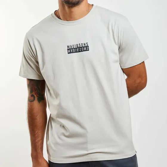 Polera Mc Floor Is Lava Beige Hombre Maui And Sons