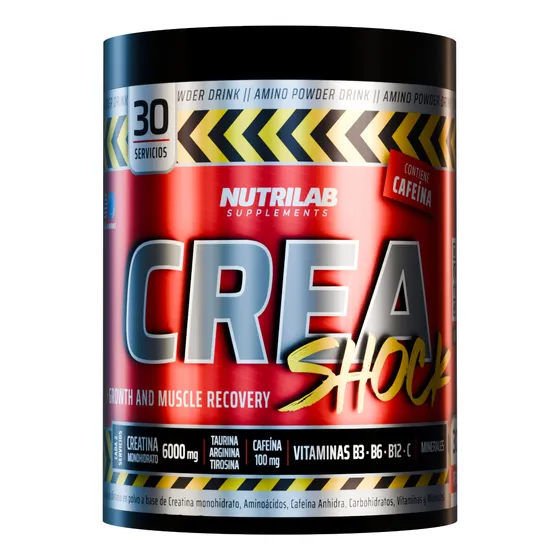 Creatina Nutrilab Crea Shock X 300 Grs Fuerza Volumen Pm