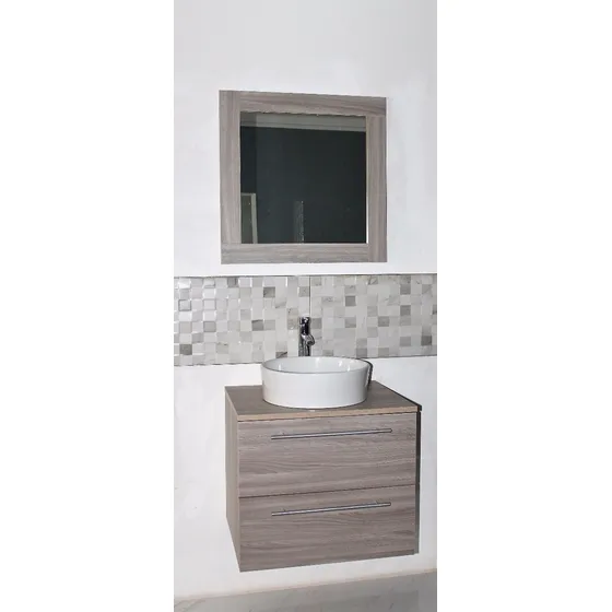 Mueble De Baño Con Lavamanos Y Espejo