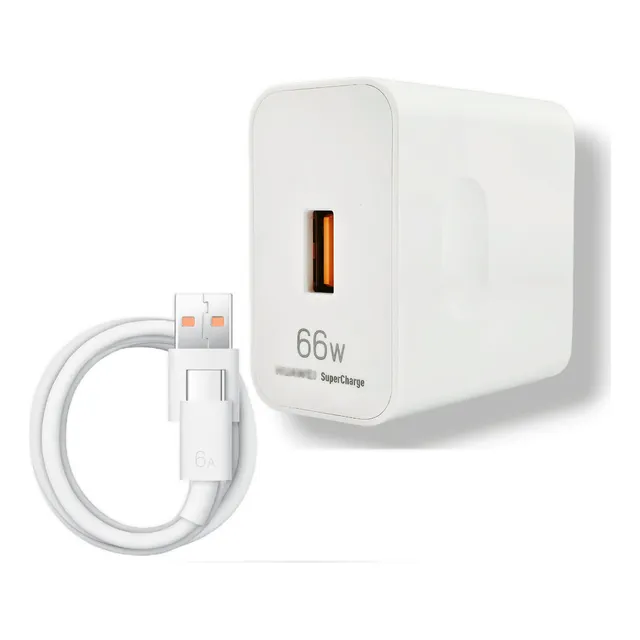 Kit Cargador Y Cable Super Charge 66w Max Para Huawei, Honor