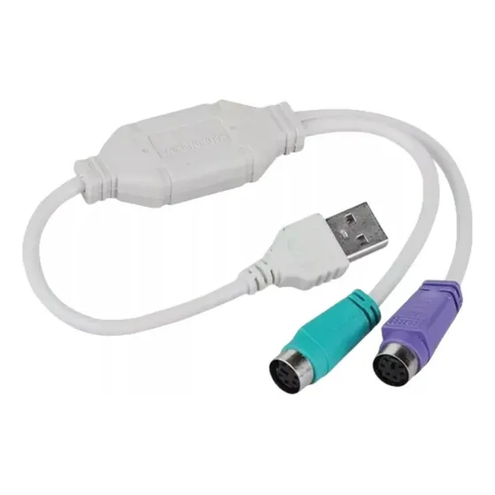  Cable Adaptador Usb A Ps/2 Convertidor Teclado Mouse Pc Usb