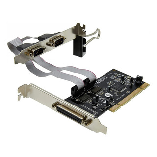 Placa Pci C/ 2 Portas Serial 9 Pinos E 1 Paralela 25 Pinos Placa Pci C/ 2 Portas Serial 9 Pinos E 1 Paralela 25 Pinos