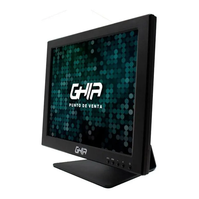 Monitor Ghia Punto Venta Gmpos115 Lcd 15  Negro 100v/240v