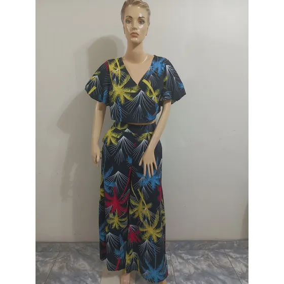 Conjunto De Pantalon Palazzo Para Dama