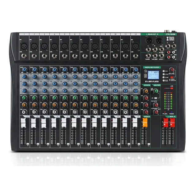 Mezcladora Xtuga Mixer De 12 Canales 16 Efectos Ct120x-usb