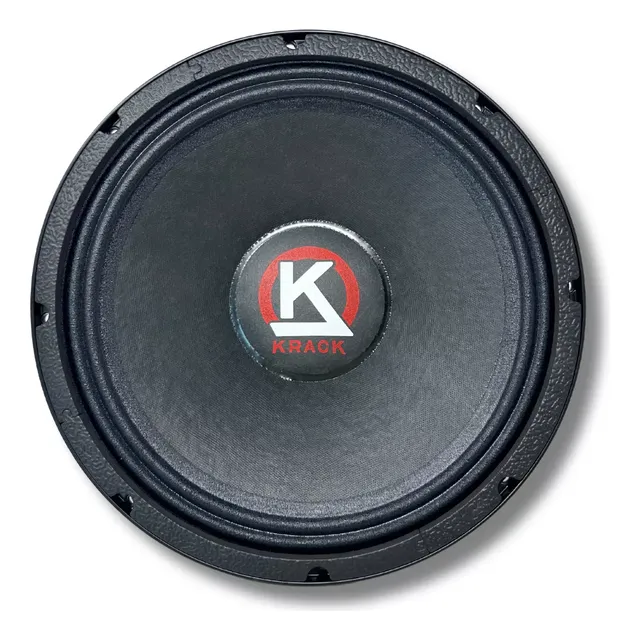 Medio Rango 12puLG Krack Audio Kpm-1200 1200watts Profesiona Color Negro