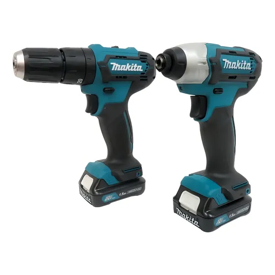 Combo Makita ClX228 Atornillador + Rotomartillo Color VERDE MAKITA Frecuencia 12V